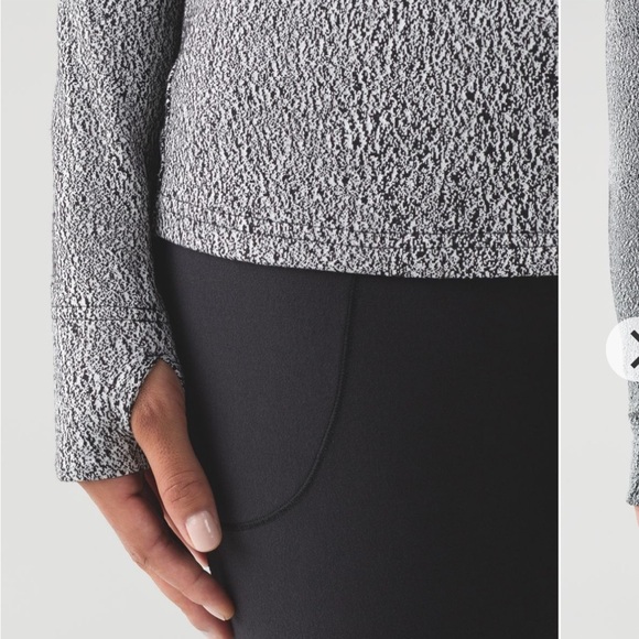 Lululemon Ready To Rulu Heather Grey White Herringbone Print Athleisure Lounge - Picture 2 of 9